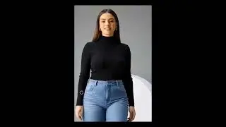Different jeans, Different vibes 💙|Ai model Walk #fashion #ai #viral #jeans #video #style #pinterest