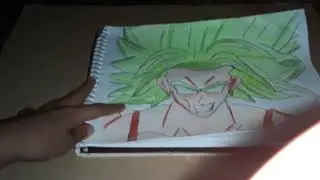 Terminei o desenho do bloly lendarior do z * bloly lendarior ssj