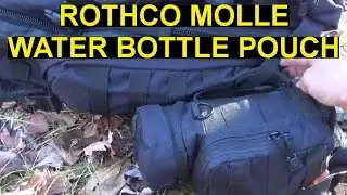 Rothco Molle Water Bottle Pouch Real World Use