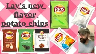 Lay&rsquo;s Potato Chips New Flavors Taste Test - Spring 2020