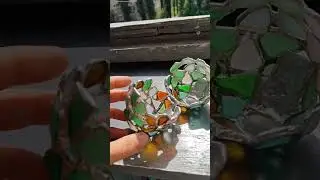 Sea glass Easter egg box