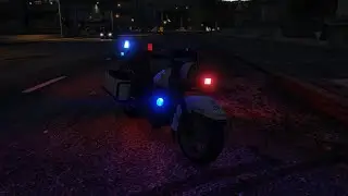 GTA 5 ONLINE: MONEY FRONTS DLC - Western Police Bike Customization