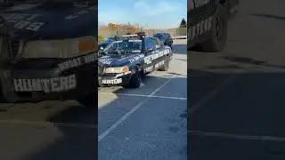 CRAZY GHOST HUNTING COP CAR #ghost #moddedcars #police #ghosthunting #scary