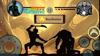Shadow Fight 2 Titan Battle w Moon sabers