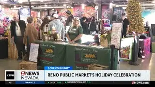 Holiday celebration brings music and local businesses together at Reno Public Market