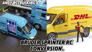 Bruder sprinter van rc conversion 