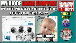 💡 Why your DIODE laser STOPS in the MIDDLE OF THE JOB! The MOST likely cause!