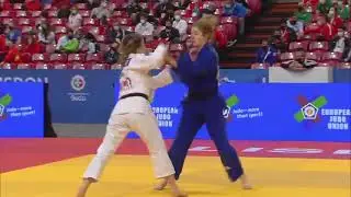 KRASNIQI Distria (KOS) vs GIORDA Francesca (ITA) World Judo European Seniors  2021 / Round 2 -48 kg
