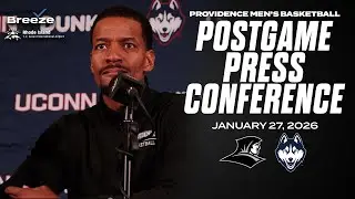26.1.27 Providence MBB at UConn Postgame Press Conference