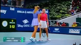 Diana Shnaider Trickshot! WTA Miami Open 2025 Shnaider/Andreeva Doubles