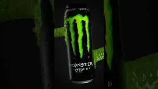Monster Energy Drink | Dynamic 3D Visualization #cgi #qtpmedia #monsterenergy