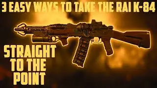 COD COLD WAR FIREBASE Z - 3 EASY WAYS TO GET RAI K-84 IN ZOMBIES