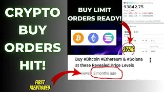 Bitcoin Ethereum & Solana Hit My Buy Targets: Do we finally get a Crypto Bounce?