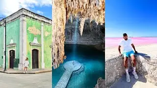 MUST SEE Places In Yucatan, Mexico | Cenote Suytun, Pink Lakes, Rio Lagartos, Valladolid