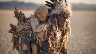 Albino Boy Abandoned in the Desert, Hunted by Wolves—His Salvation by a Shoshone Healer