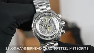 Zelos Hammerhead Chrono Steel Meteorite