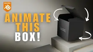Product Animation in Blender &ndash; Simple Box Turntable with Camera Motion
