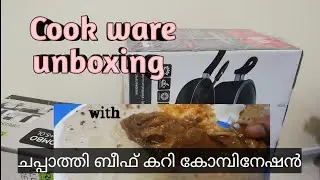 Delcasa cookware set and royal Ford pressure cooker unboxing/ കൂടെ ഡിന്നറും/Cook talk with mehabu