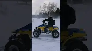 Suzuki Quadzilla 500 Insane 2-Stroke Quad ATV #shorts