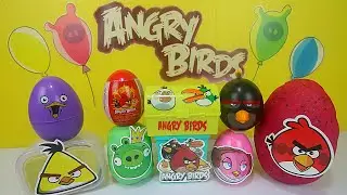 Angry Birds Movie Surprise Toy Egg Opening Videos. Secret Toys Eggs Angry Birds 2