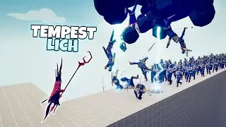 NEW TEMPEST LICH DEFENDS THE BRIDGE vs EVERY FACTION | TABS Update Gameplay