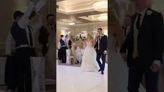 Bride & Groom Enter the Wedding Breakfast