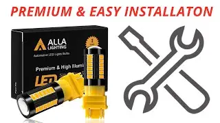 T25 3156 3157 3457 4157 LED Bulbs Amber Yellow Turn Signal Lights 12V