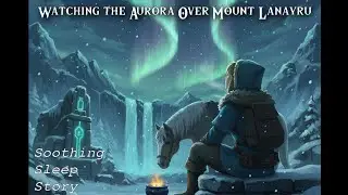 Watching the Aurora Over Mount Lanayru | Soothing Zelda Sleep Story & Winter Ambience for Deep Rest