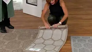 Nourison Easy Care Honeycomb Indoor Rug Collection on QVC