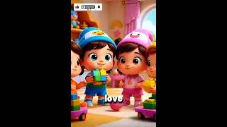 🎉💖Watch these little ones learn that sharing toys and love brings smiles to everyone! #kidsforkids