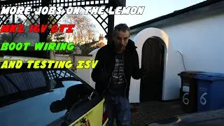 Mk2 Golf GTI ISV Testing and Boot Wiring.