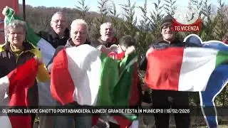 OLIMPIADI, DAVIDE GHIOTTO PORTABANDIERA: LUNEDI' GRANDE FESTA IN MUNICIPIO | 19/02/2026
