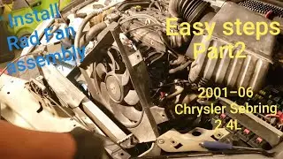 Part2: Chrysler Sebring 2001-06 Radiator Fan Assembly