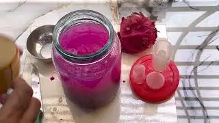 ড্রাগন ফল দিয়ে রেড ওয়াইন তৈরি করার পদ্ধতি !! How to make red wine with dragon fruit !