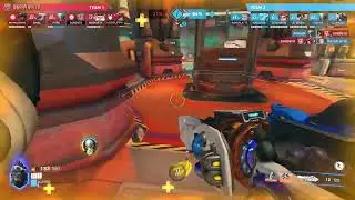 Pushing Torb out of map by DJANGO — Overwatch 2 Replay VY8GAR