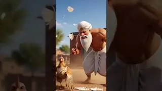 &ldquo;The Greedy Farmer and the Hen 🍳 | Realistic 3D Hindi Animated Story&rdquo; #ai #farmer #hen #moralcartoon