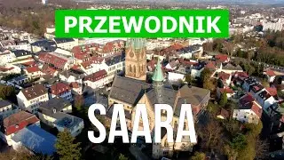 Saara, Niemcy | Miasto Saarbr&uuml;cken, Neunkirchen, Homburg, Merzig | Wideo 4k dron | Saara co zobaczyć