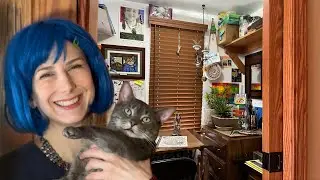 My tiny art room (studio) tour.  ⚠️Fun, with a bit of 🧀