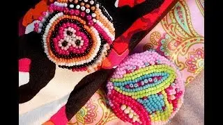 Beaded Buttons - Beaded Button Covers
