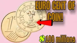1 euro cent of coin ein euro cents of America coin 2012.