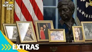 Ponen estatua de C&eacute;sar Ch&aacute;vez en la Oficina Oval | Un Nuevo D&iacute;a | Telemundo