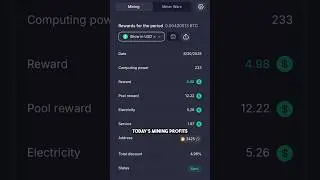 Day 3: My Real Bitcoin Earnings in 24H &mdash; Up or Down? (GoMining) 💸⛏️