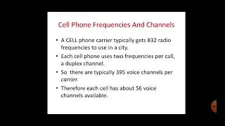 cell phone working fundamentals