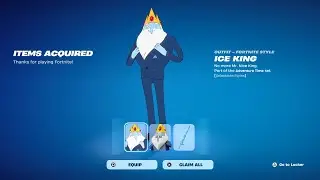 Как получить набор &laquo;Ледяной король&raquo; БЕСПЛАТНО в Fortnite прямо сейчас! (Разблокируйте скин &laquo;Ледян...