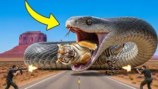 Bengal Tiger vs Giant Python 😱🐯🐍 | Heroic Rescue Team&rsquo;s Heart-Stopping Save!