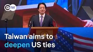 Taiwan’s president touts stronger economic ties with US | DW News