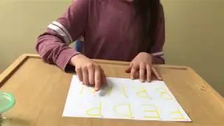 Frog Jump Capital Letters Practice