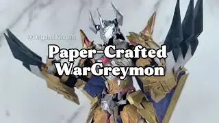 Digimon Fans Rejoice! Fold WarGreymon with Paper, Ingenuity in Every Crease#diy#Origami#papercraft