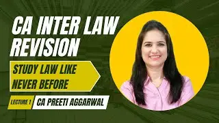 CA INTER LAW Revision MARATHON | Lecture 1