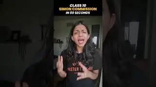 Class 10 Simon Commission Explained in 60 Seconds ⏰ #class10 #class10sst